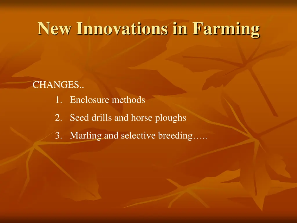 new innovations in farming