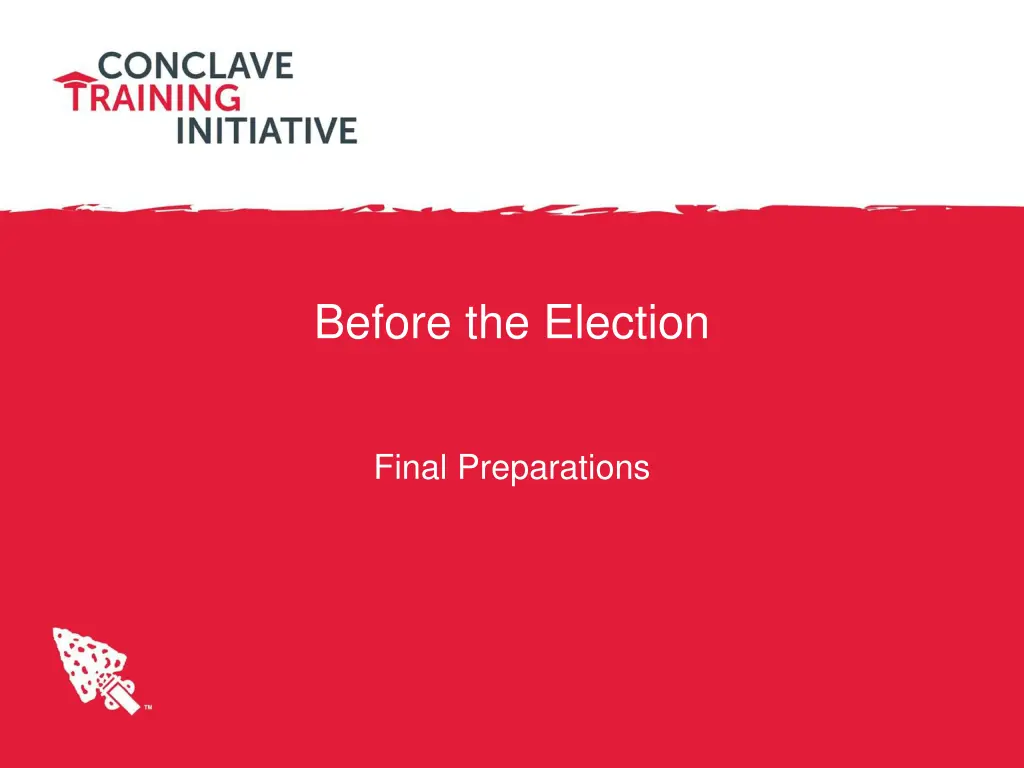 before the election 1
