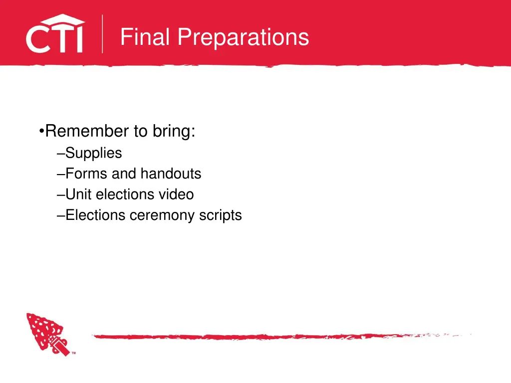 final preparations 1