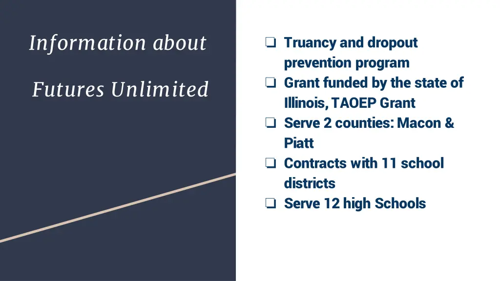 information about
