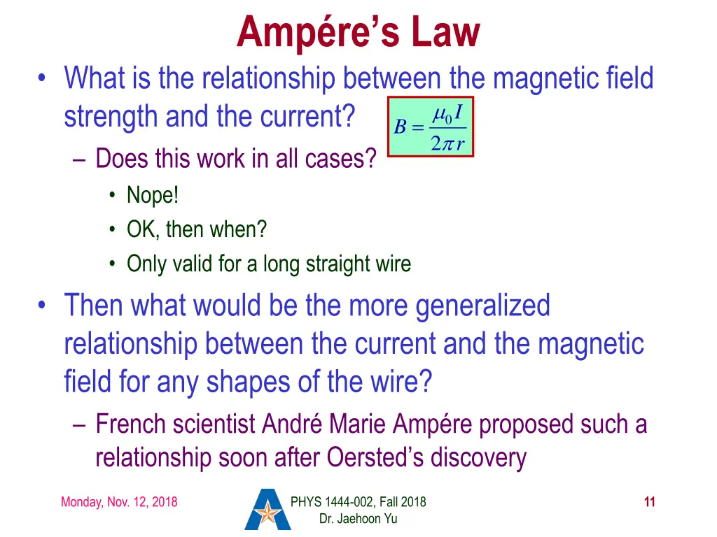 amp re s law