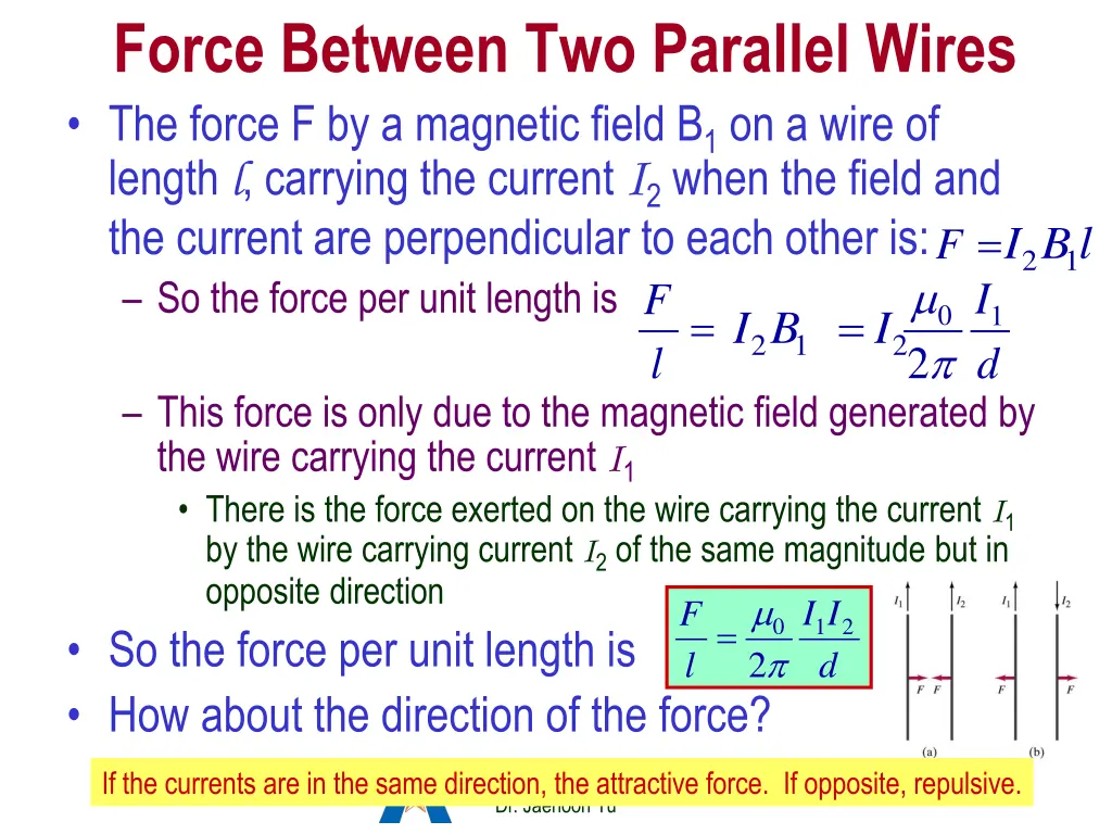 force between two parallel wires 1