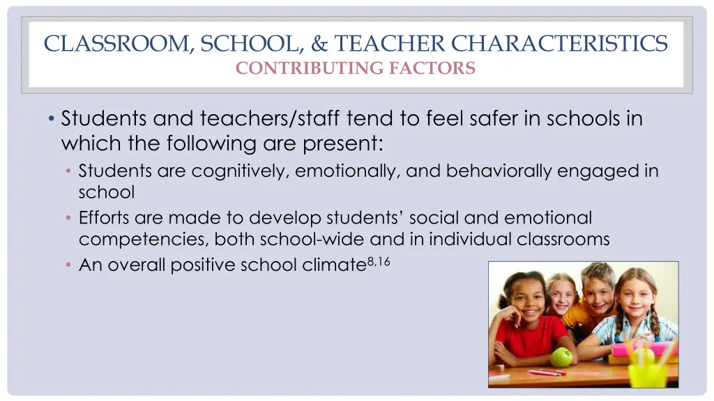 classroom school teacher characteristics 1