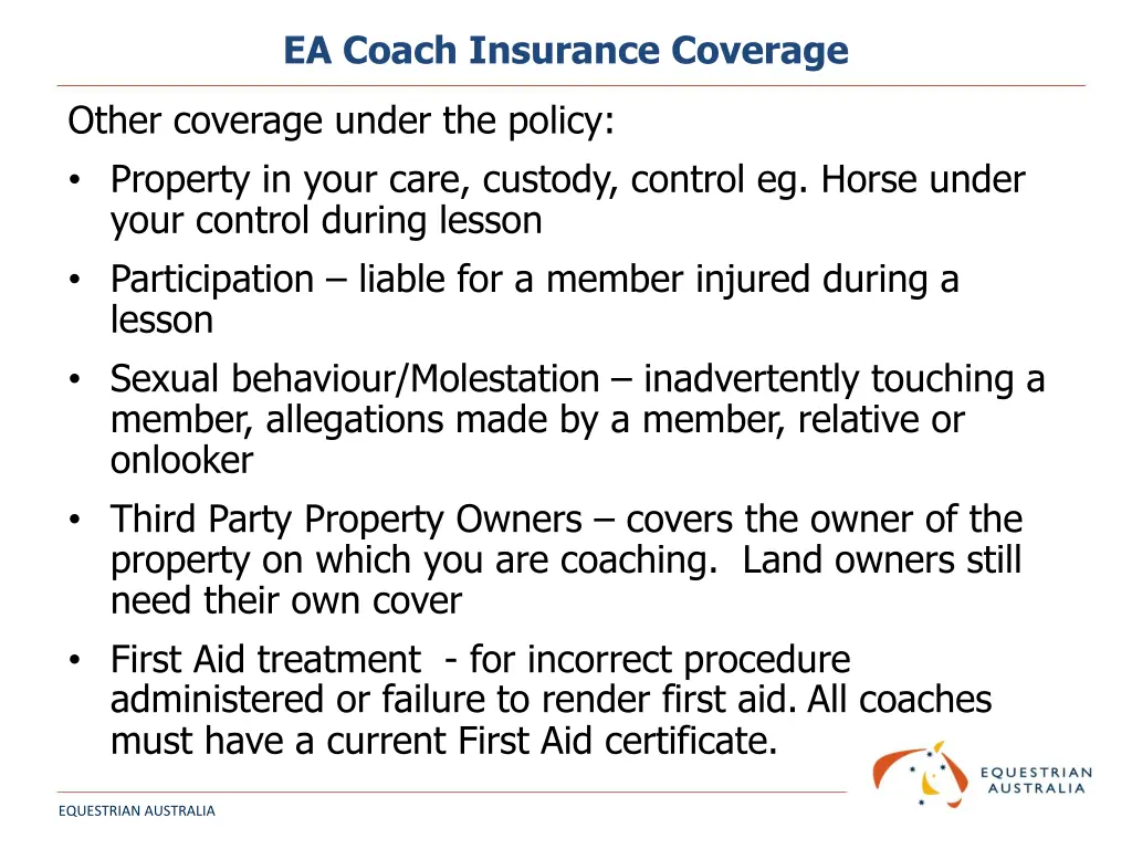 ea coach insurance coverage 3