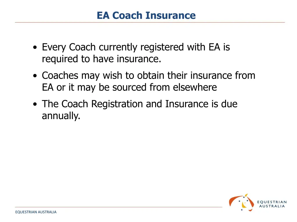 ea coach insurance