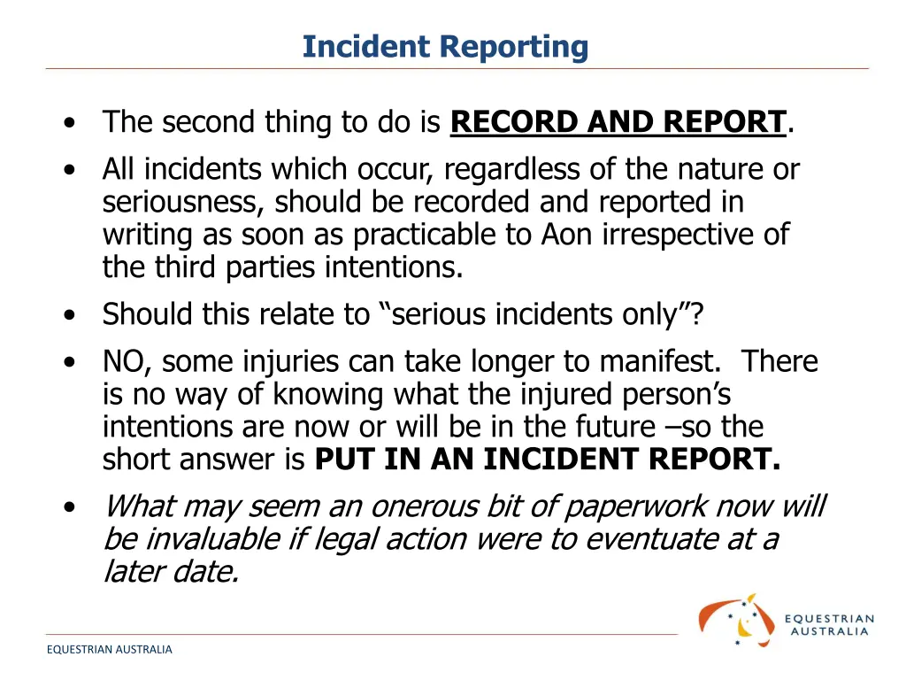incident reporting 1