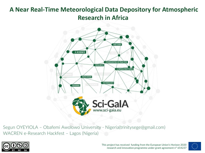 a near real time meteorological data depository