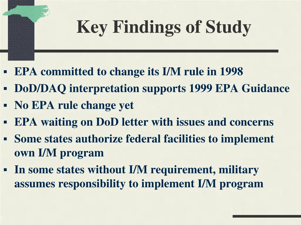 key findings of study