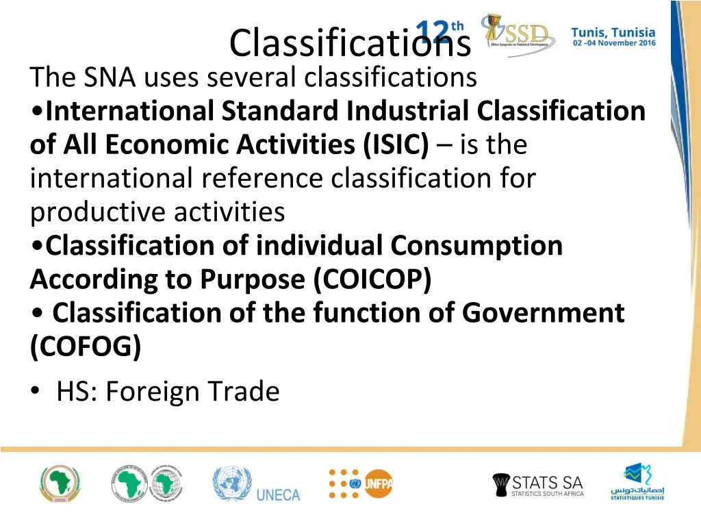 classifications