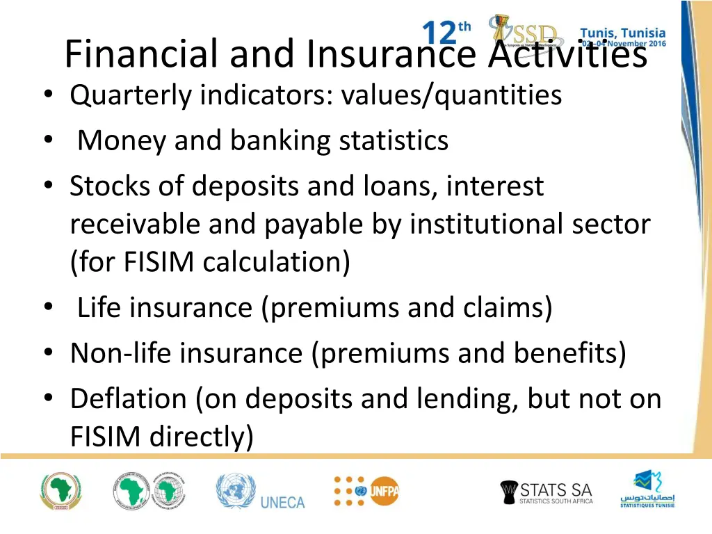 financial and insurance activities quarterly