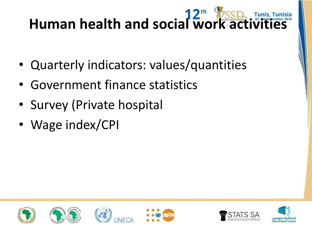 human health and social work activities