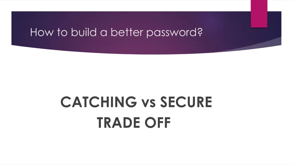 how to build a better password