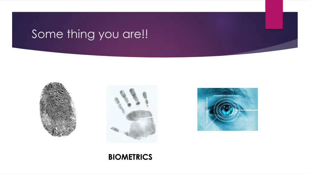 some thing you are