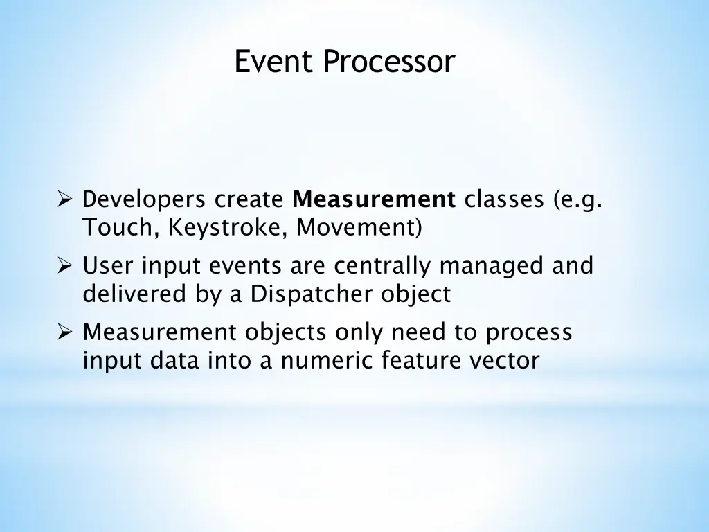 event processor