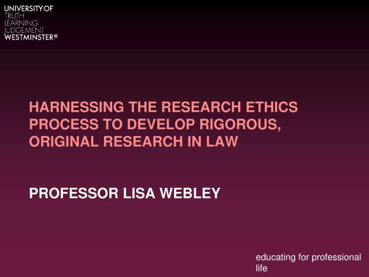 harnessing the research ethics process to develop