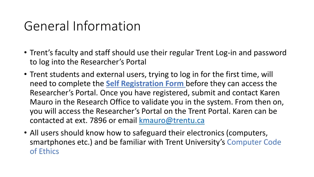 general information