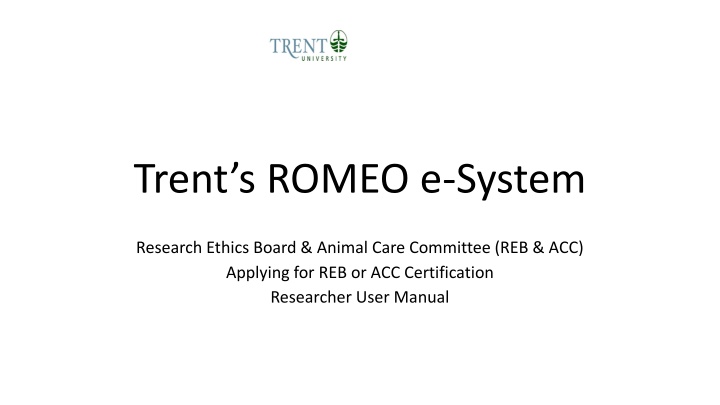 trent s romeo e system