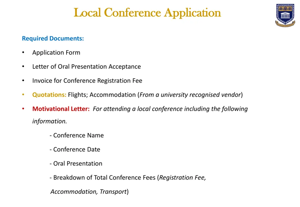 local conference application local conference