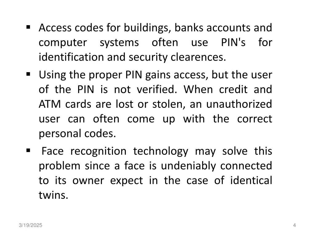 access codes for buildings banks accounts