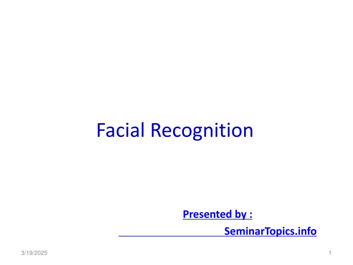 facial recognition