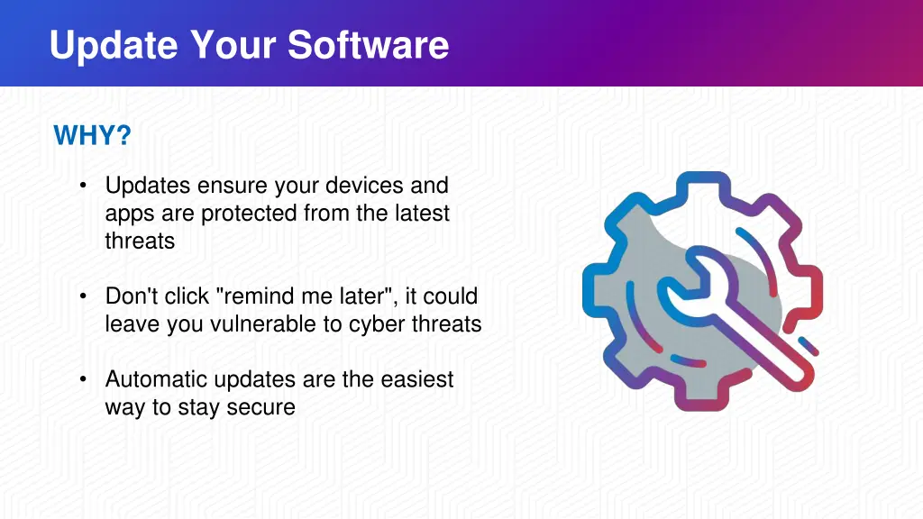 update your software