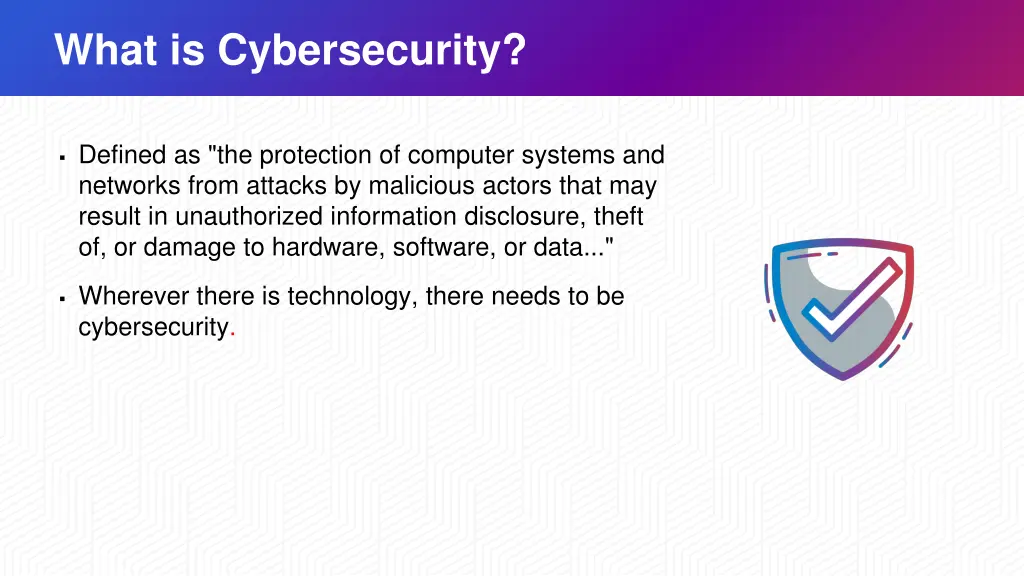 what is cybersecurity