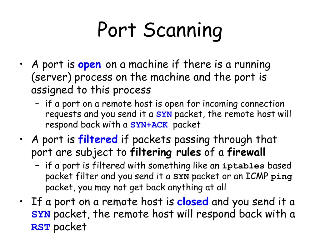 port scanning 1