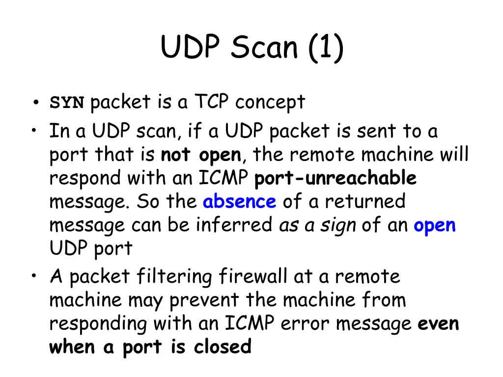 udp scan 1