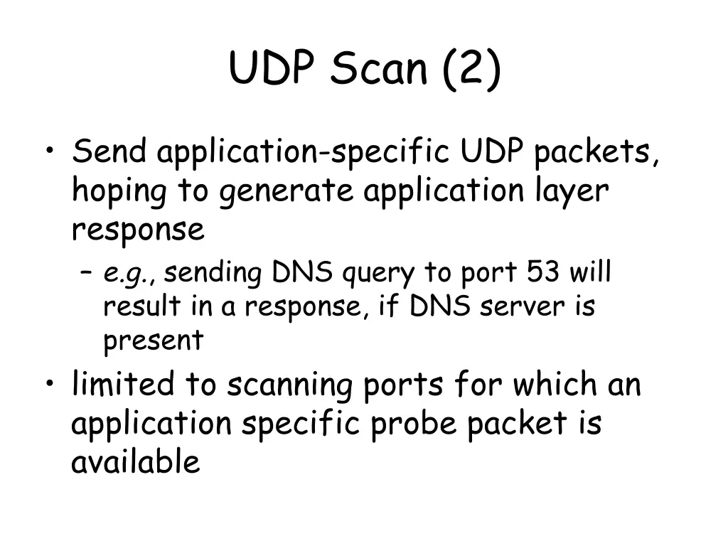 udp scan 2