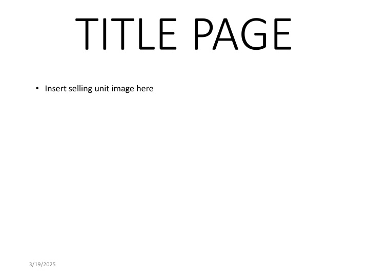 title page