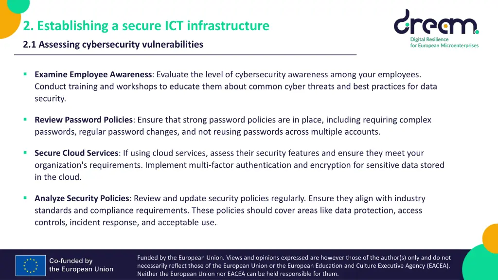 2 establishing a secure ict infrastructure 2