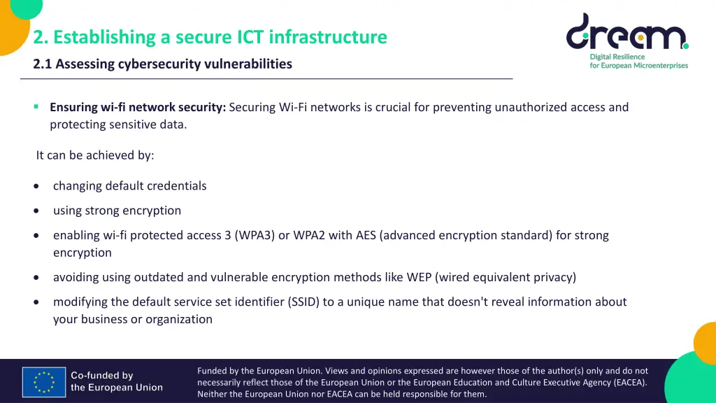 2 establishing a secure ict infrastructure 4