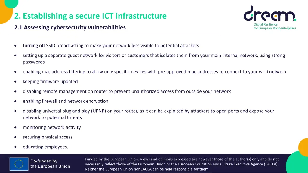 2 establishing a secure ict infrastructure 5