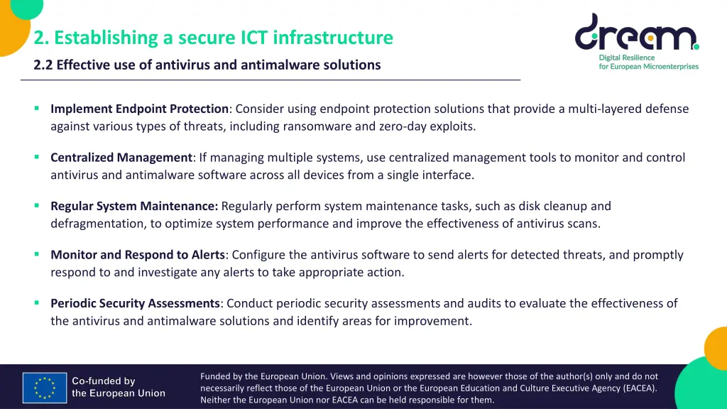 2 establishing a secure ict infrastructure 8