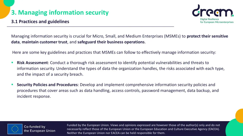 3 managing information security