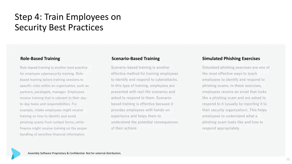 step 4 train employees on security best practices