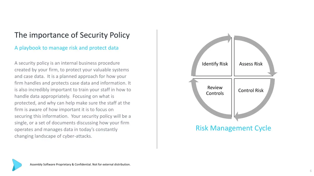 the importance of security policy