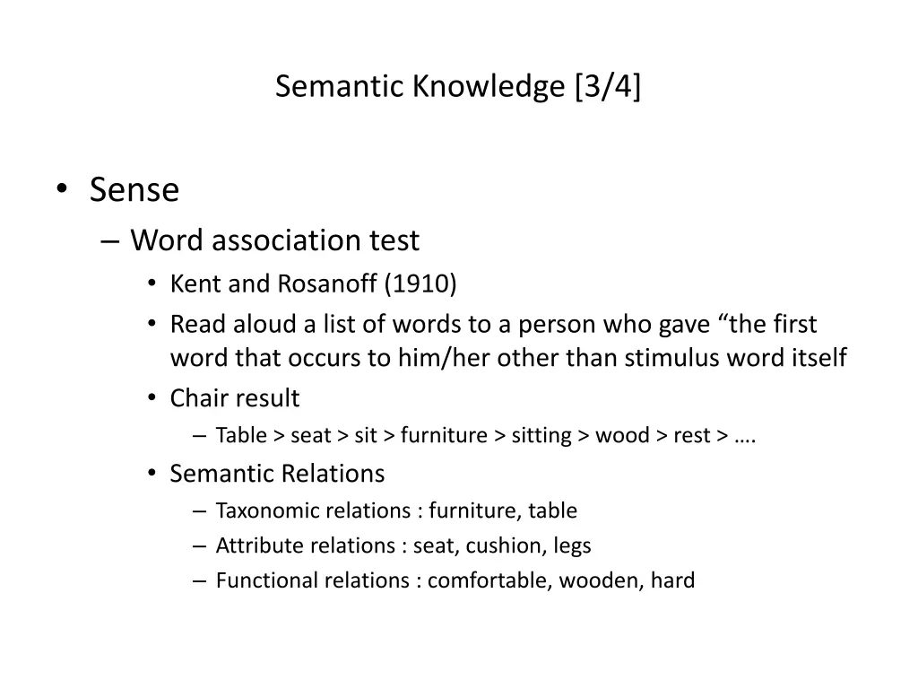 semantic knowledge 3 4