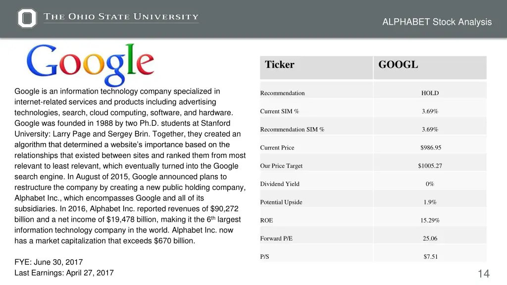alphabet stock analysis