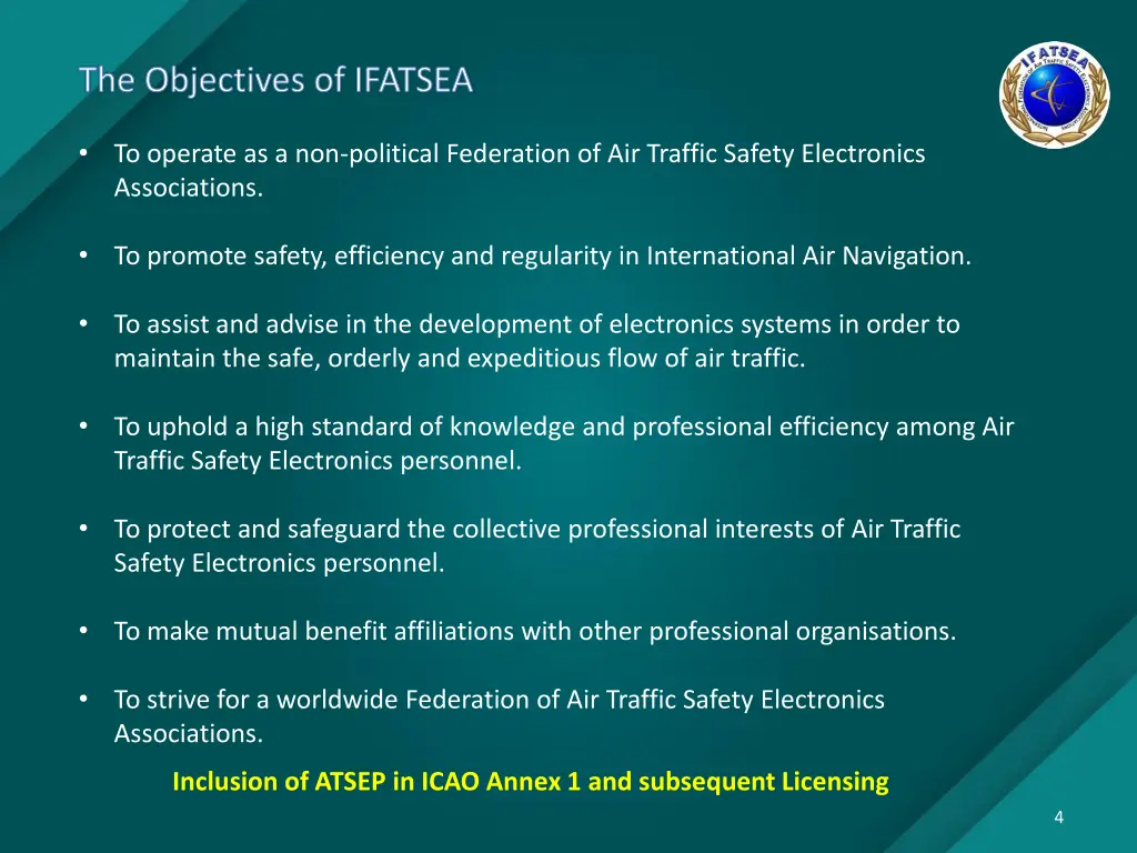 the objectives of ifatsea