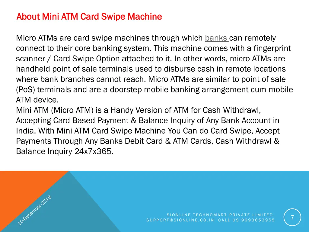 about mini atm card swipe machine about mini