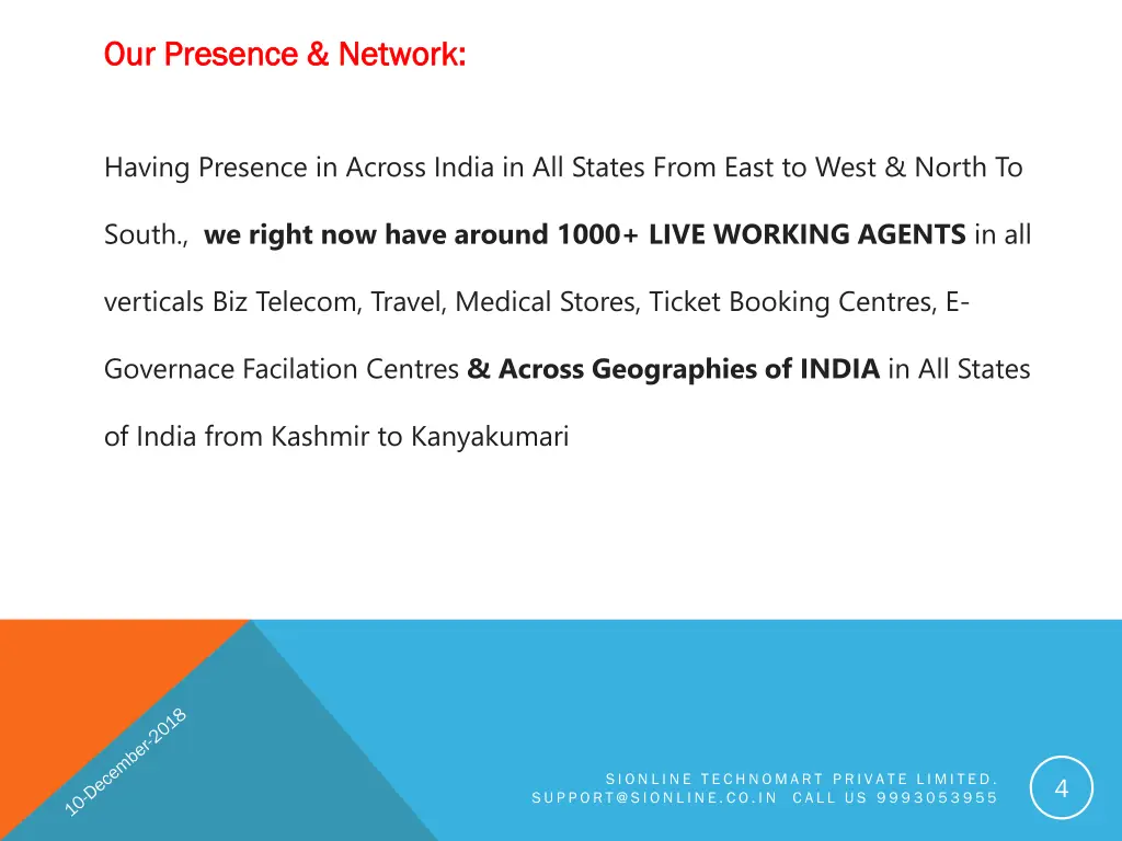 our presence network our presence network