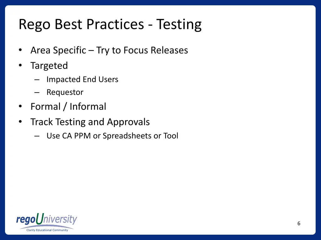rego best practices testing