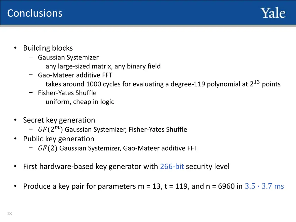conclusions