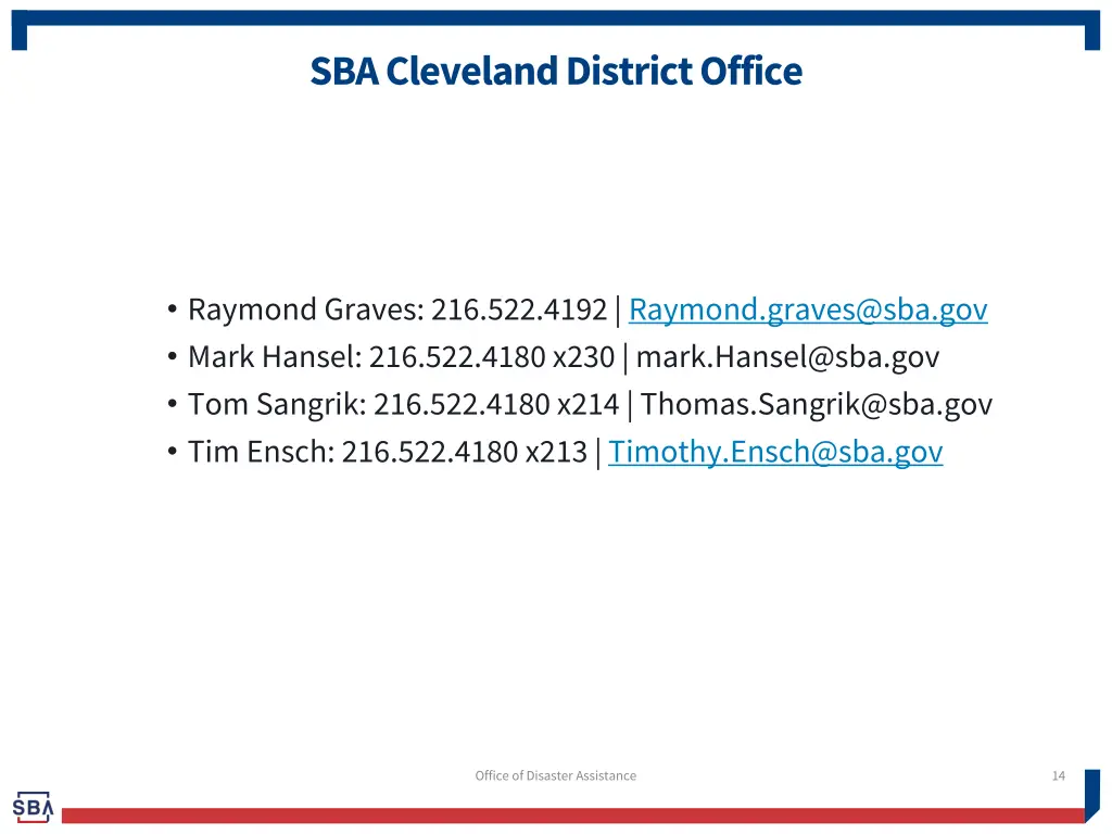 sba cleveland district office