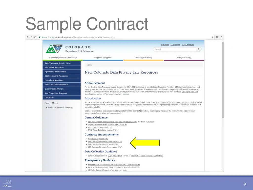sample contract