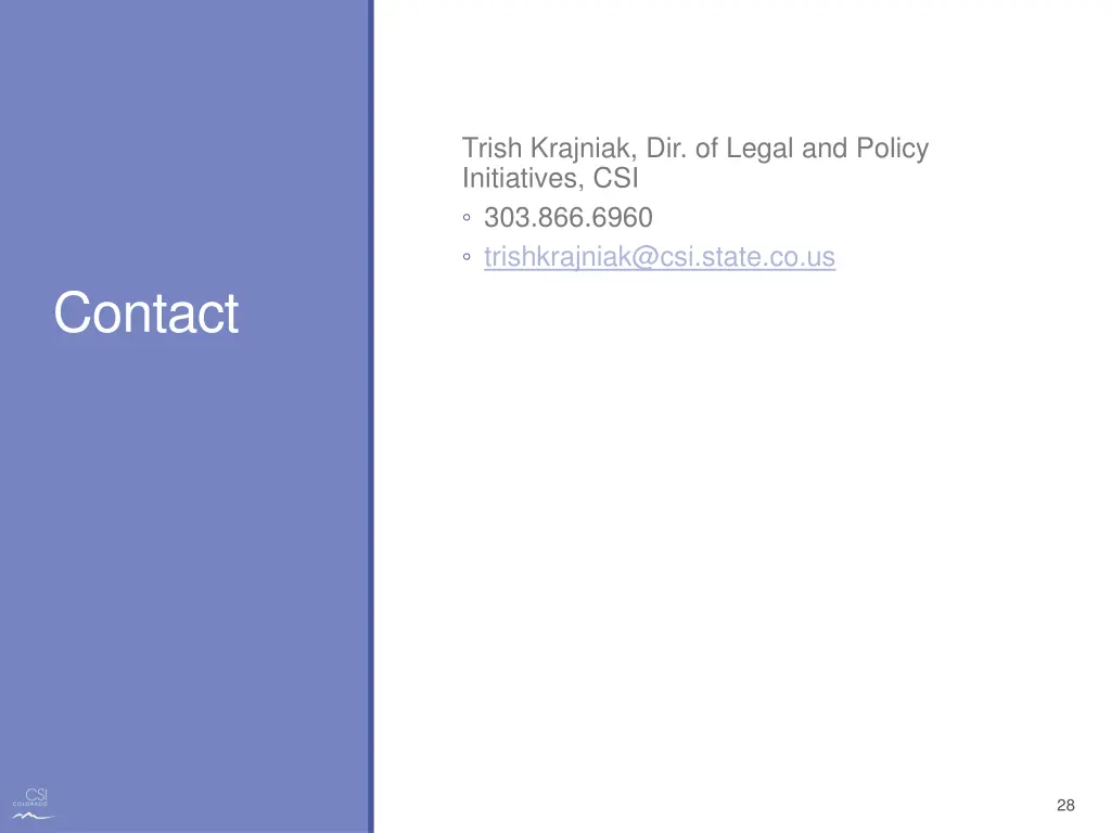 trish krajniak dir of legal and policy