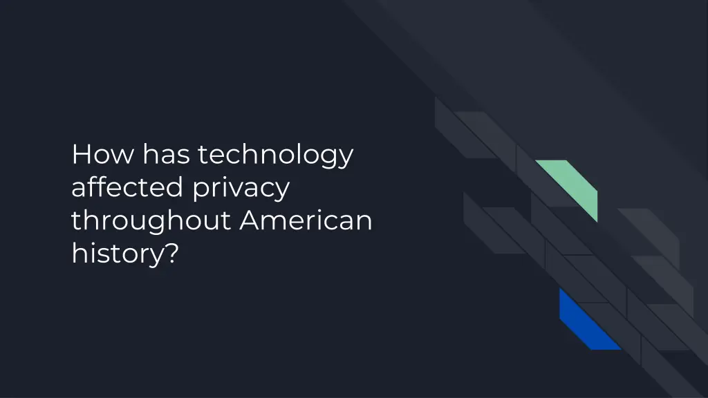 how has technology affected privacy throughout