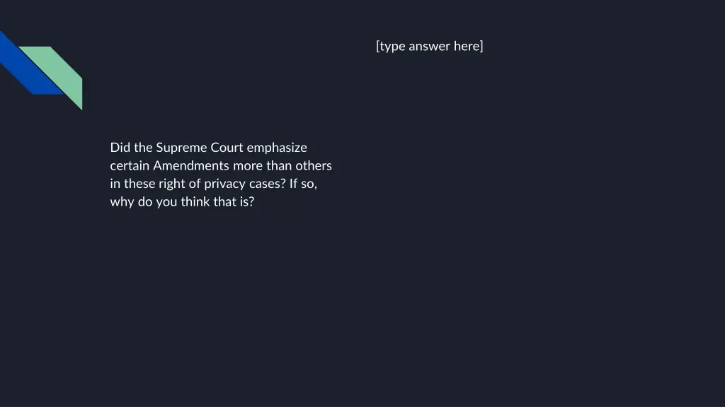 type answer here 1