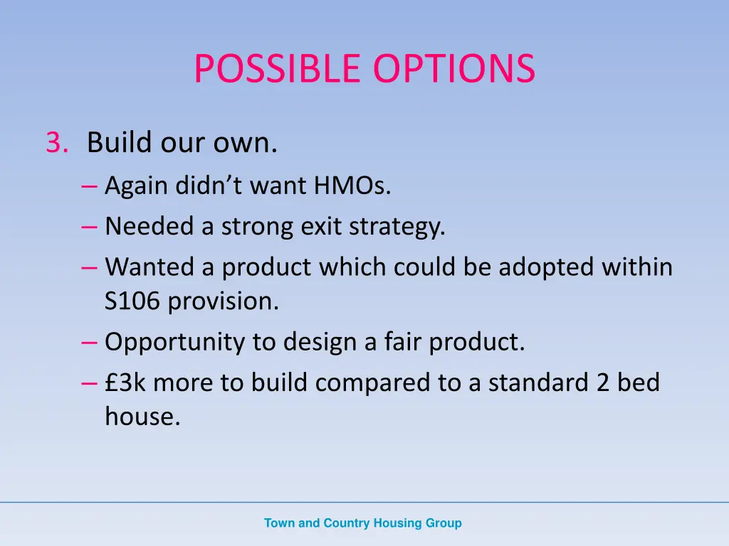 possible options 2